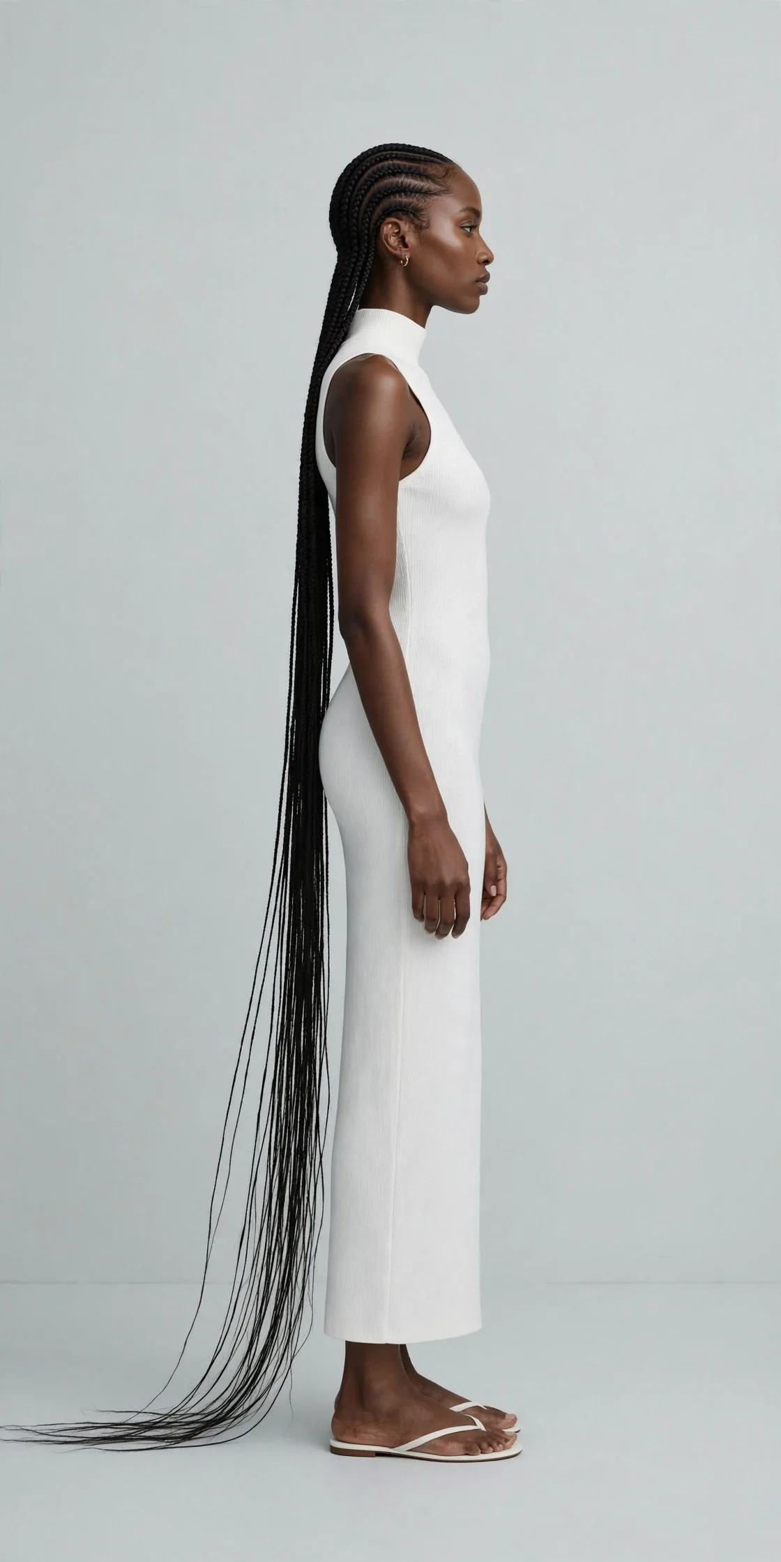 The Signature Center Cornrow with Micro Side Braids