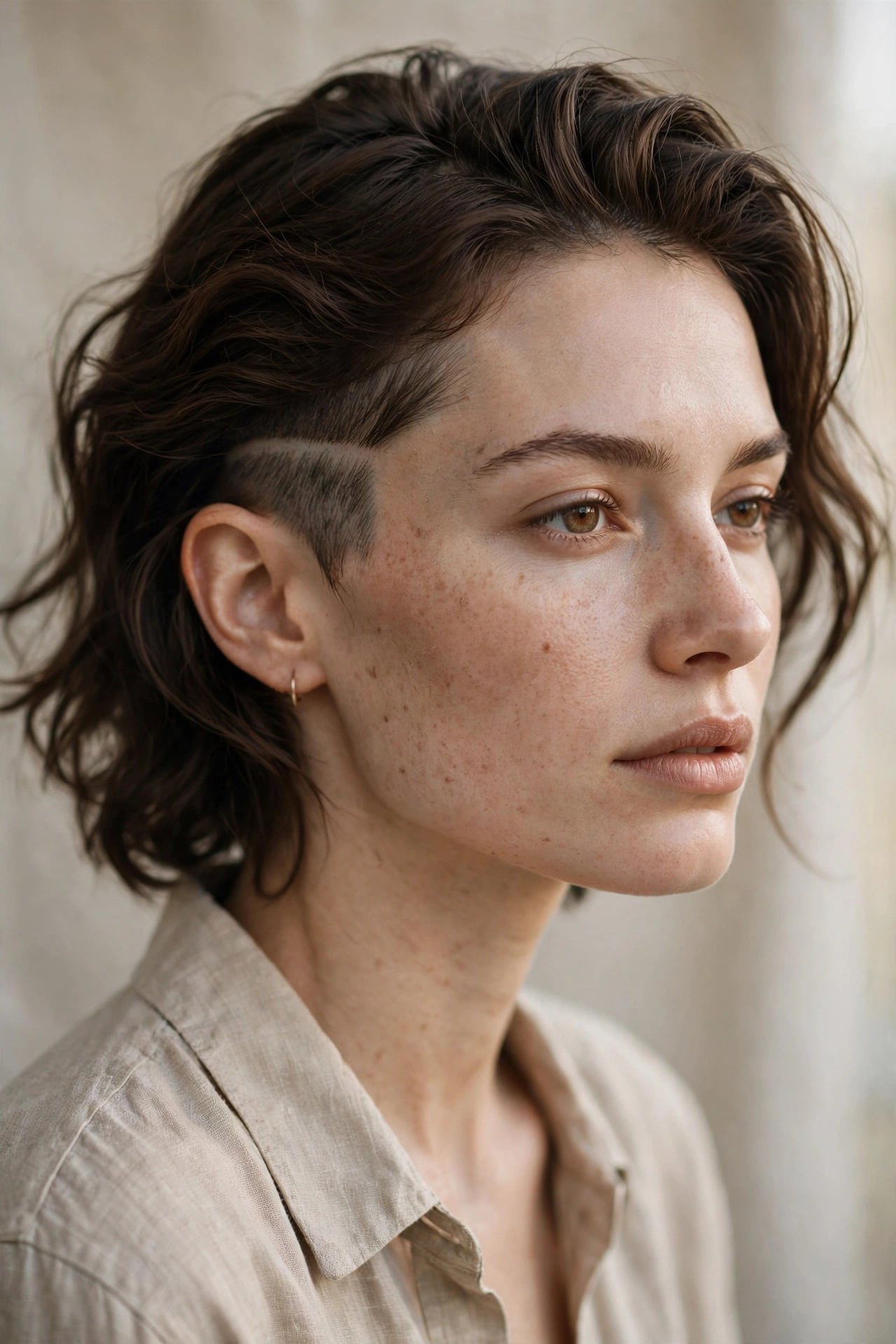 Temple Shave Undercut