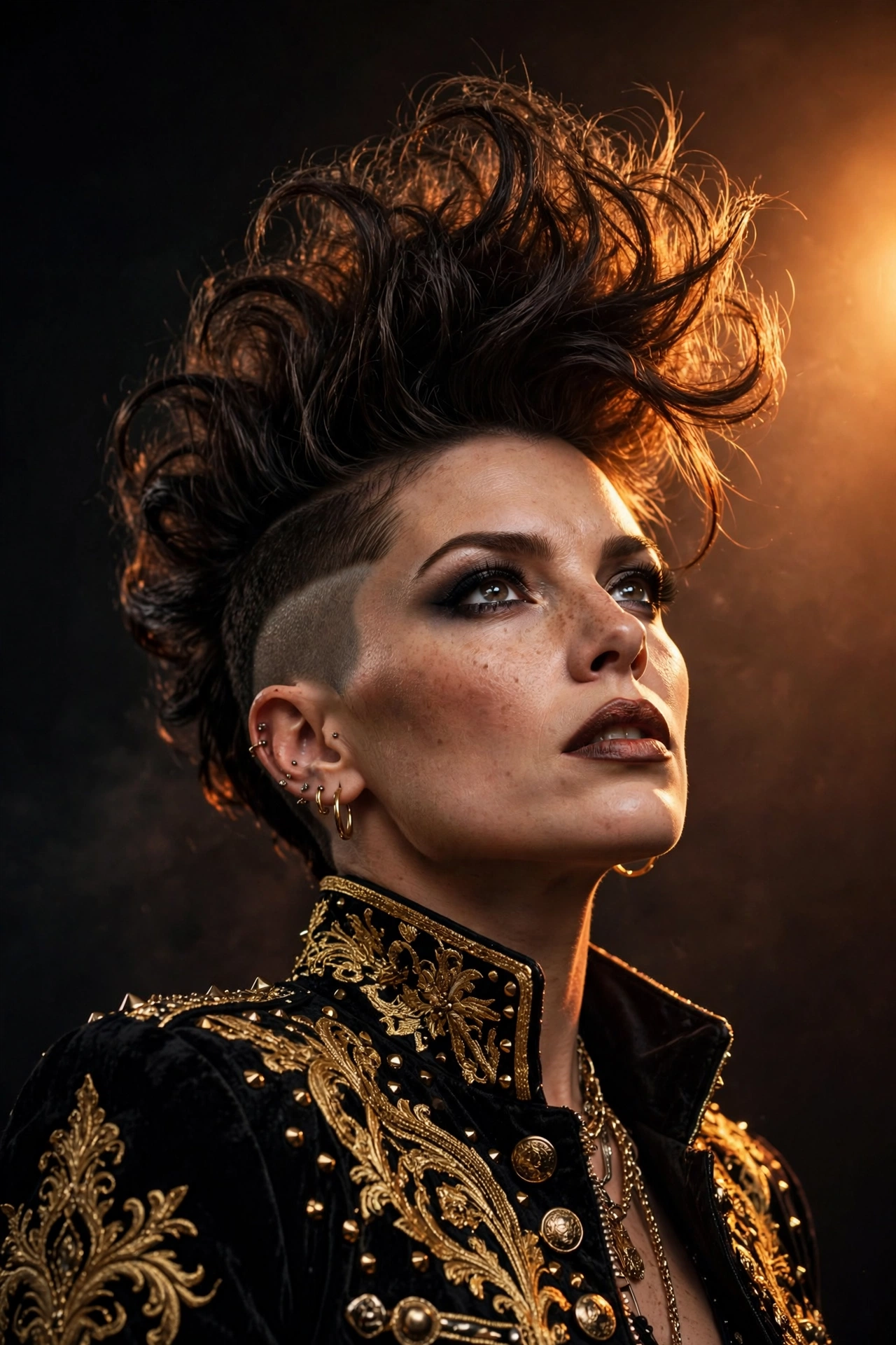 Women's Pompadour Undercut