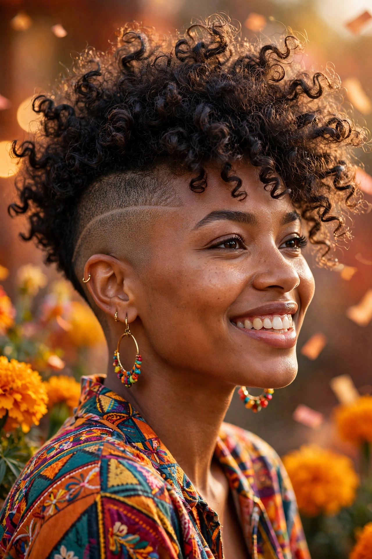 Curly Undercut