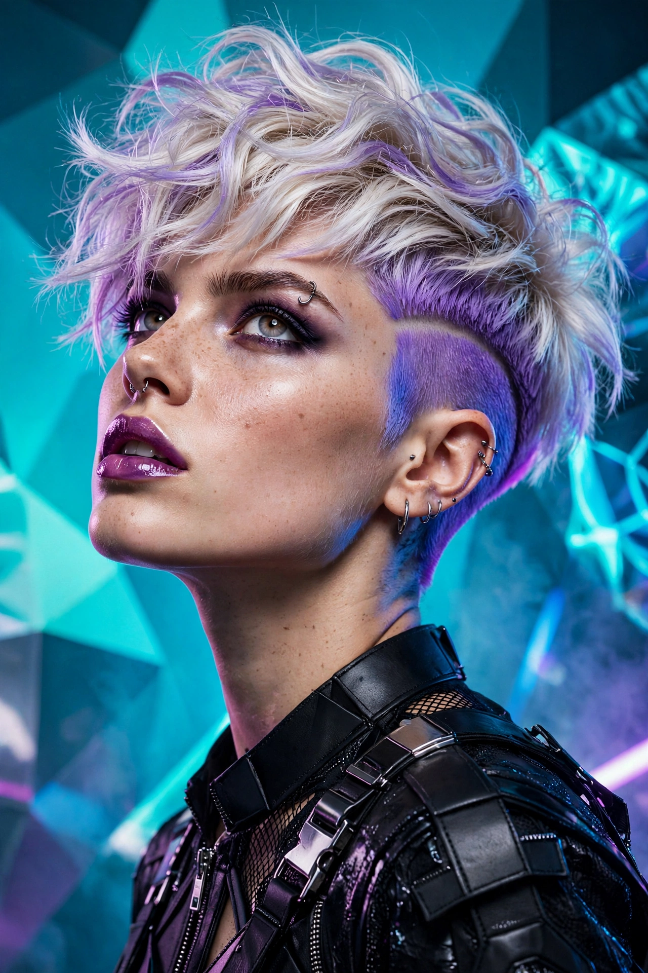 Bold Color Undercut