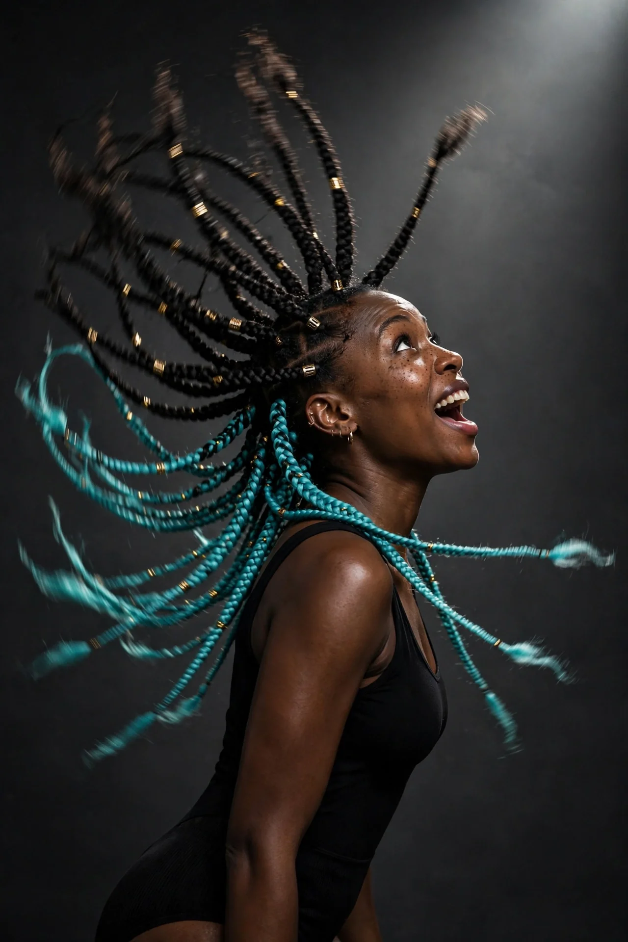 Peekaboo Colour Fulani Braids