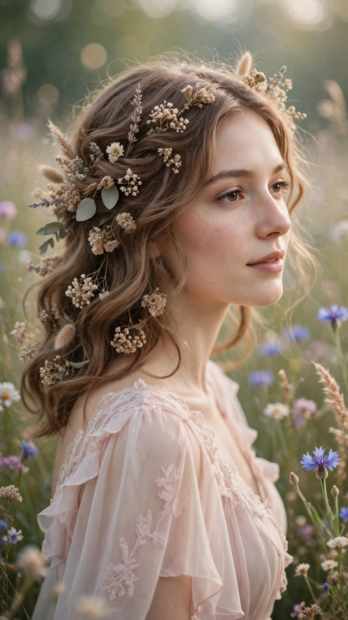 Floral-Adorned Soft Waves