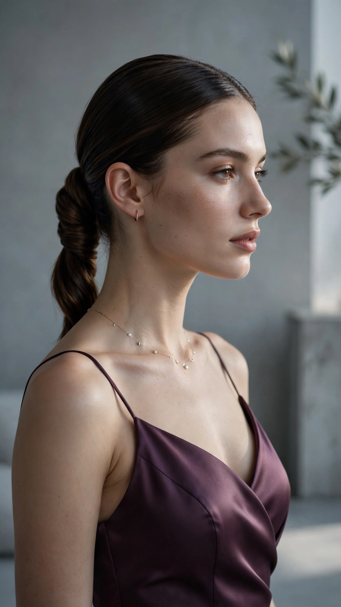 Sleek Low Ponytail