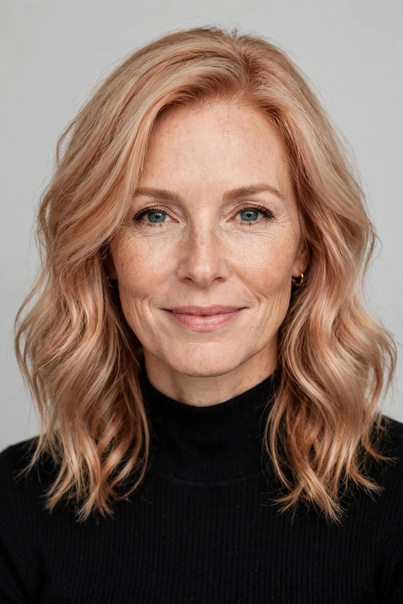 Light strawberry blonde hair color